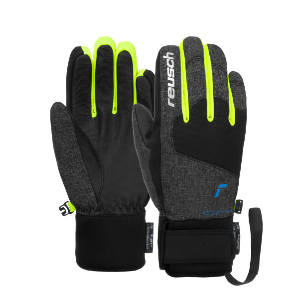 Reusch Simon R-TEX® XT Junior 6261210 7008 black yellow grey 1